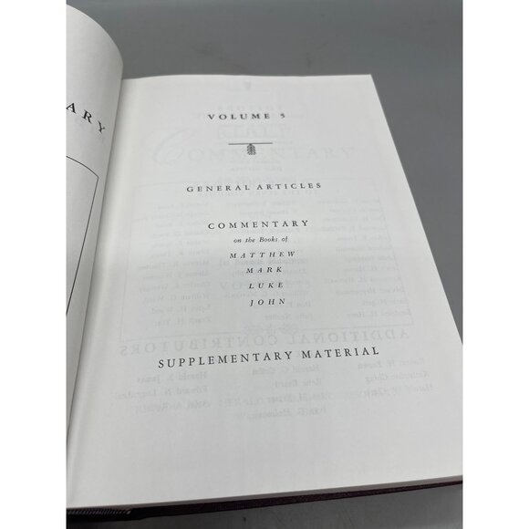 bible commentary volume 5 hardcover book 1980 exegetical English READ - Picture 8 of 10